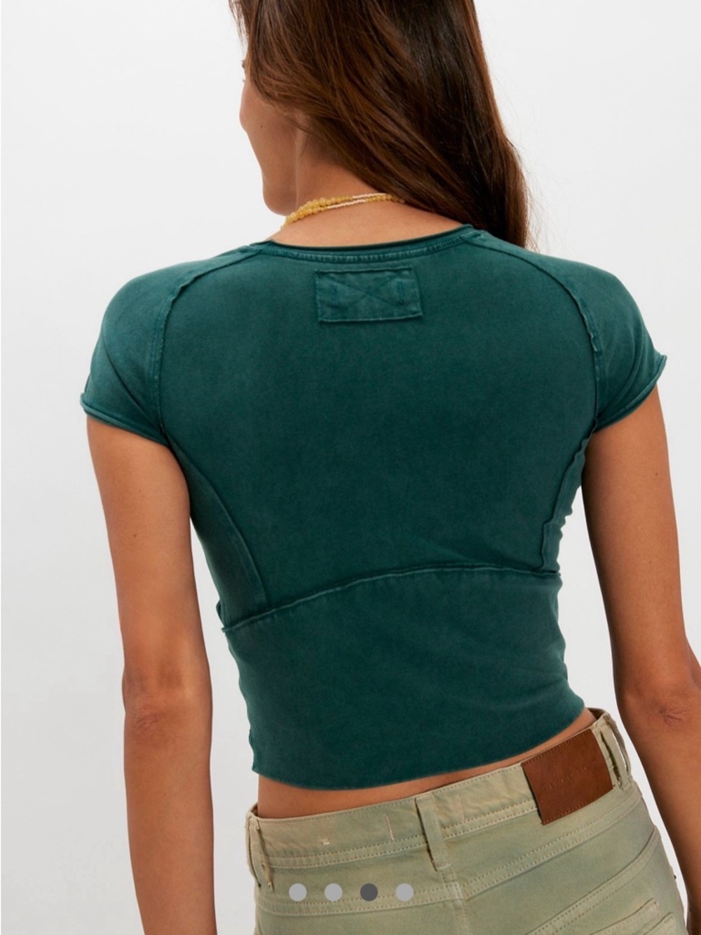 Free People We The Free Protagonist Tee in Rainforest - Picture 2 of 5